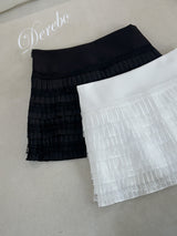 French mini frill skirt