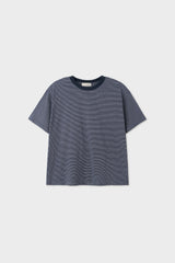 Marvin Crop ストライプ 半袖Tシャツ 3C