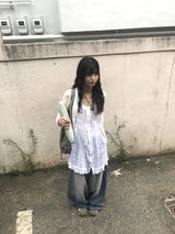 プルーレイヤードワンピース