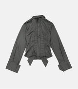 Fondue Tie Shirring Shirt