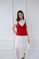 UNBALANCE HEMLINE SKIRT