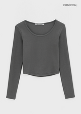 [MADE] Cain Golji Rounding U-neck Long Sleeve T-shirt