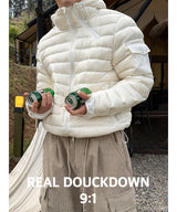 [REAL DUCKDOWN] ダックダウンポケットライトパディング(4color)