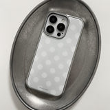 [MADE] silver dot epoxy bumper case