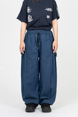 Pote Snap Denim Balloon Pants