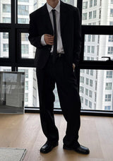 [4SEASON] Basic semi wide slacks(6color)