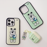メロンパンツエポキシバンパースマートフォンケース(Cream color)