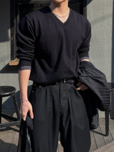 Fitz layered vneck