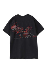 カラーリングガール半袖Tシャツ
