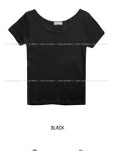 [U-BASIC] エブリデイUネックルーズTシャツ