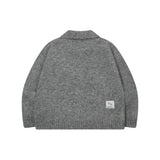 ダイナカラーネックニットジップアップ (3Color)