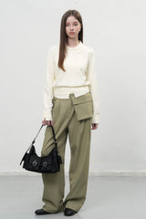 out pocket shoulder bag