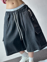 Nulang Non-Fade Keyring Hip Cargo Bermuda 2 Color 