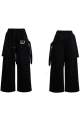 レイヤードリボンスウェットパンツ