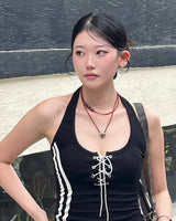 brown necklace