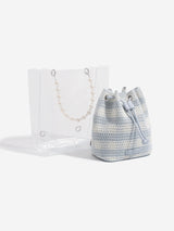 Two-way woven hollow bucket