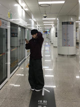 バードコットンワイドカーゴパンツ 3C
