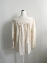 Robe shirring loose blouse