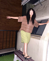 (2color) Linen Bermuda Banding Pants