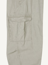Canvas Cargo Curved Pants