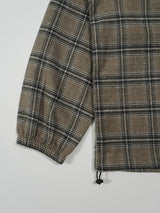 (UNISEX) Brany Flannel Hood Shirt