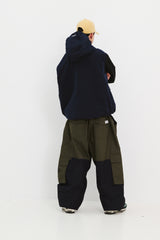 BIG POCKET HOODED VEST NAVY