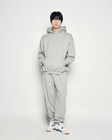 25FW ダブルラインロゴパンツ メランジ