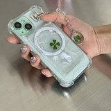 [made]Lucky clover magsafe card wallet