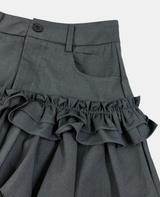 Seoul Ruffle Puff Mini Skirt