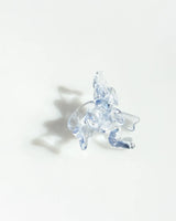 Jelly Ribbon Wing Ring - Clear Blue