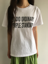 スタジオ レタリング Tシャツ(4color)