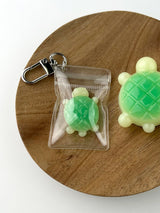 Mellon Bread Turtle Pocket Keyring