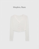 Bongbong V-neck cardigan