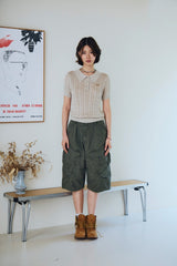 26SS★ Bermuda Cargo Cut Pants