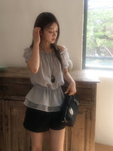 Mellow off shoulder blouse