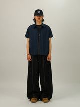 DEE Crop Roll-up Half Work Shirts