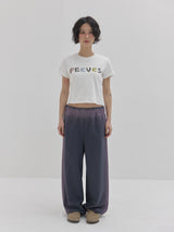 Hand Sprayed Jersey Pants (Charcoal)
