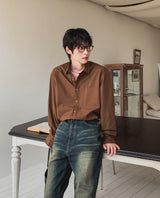 ノッキングクラシックロングスリーブシャツ