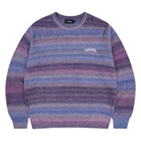 VARSITY LOGO GRADATION KNIT SWEATER