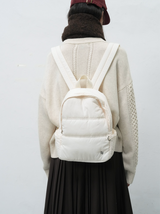 padded mini backpack - ivory           
