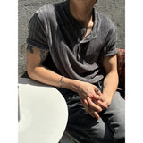 [S/S] Velvet henry neck half knit(3color)