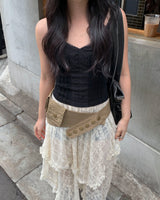 Vintage lace sleeveless