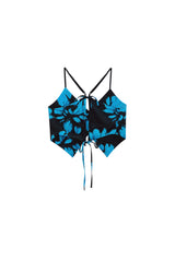 FLUTTER TOP / BLUE