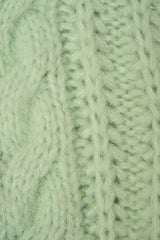Nutty cable cardigan_mint