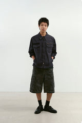 カモフィールドカーゴショーツ (Washed Gray)
