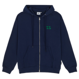 【limited price】 TT GREEN 2-WAY ZIP HOODIE (Z11112FW) - NAVY 