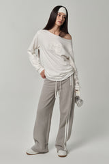 Bright Beginning Track Pants, Gray