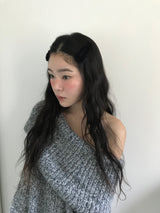 ヘッジオフショルダーニット(3color)