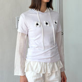 Fluffly Bloom T White 