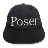 'Poser' ビンテージキャップ/ブラック